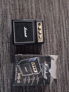 Mini Micro Marshall MS2 Black & Gold Guitar Amplifier SMALL Amp - Picture 1 of 4