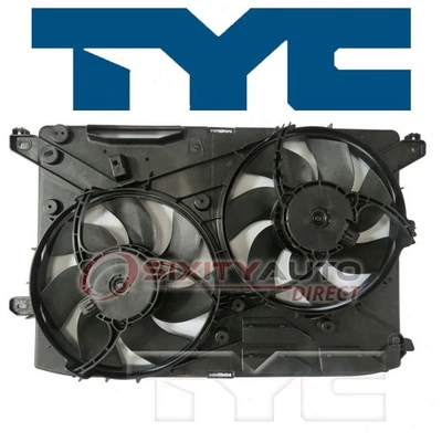 TYC Dual Radiator & Condenser Fan Assembly for 2016-2020 Lincoln MKZ 2.0L L4 we Foto 1 de 4