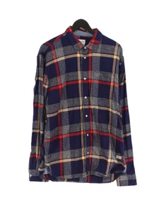 Pepe Jeans Men's Shirt XL Blue Checkered 100% Other Basic - Picture 1 of 5