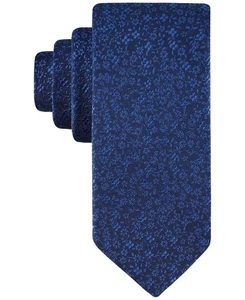 Tommy Hilfiger Mens Regular fit Tie Necktie One Size Blue Musa Floral - Picture 1 of 1