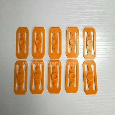 3D Printed For Hot Wheels  orange  Track Connectors Set of 10 - Image 1 of 4