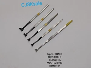 5 pcs. KONIG MDS1823108 & SSI ULTRA Retractor (USED). - Picture 1 of 17
