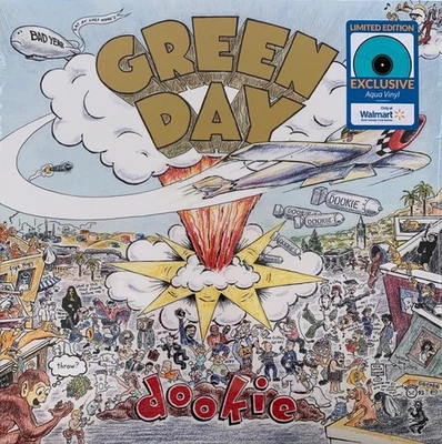 Green Day Dookie Limited Edition Aqua Vinyl NEW SEALED MINT - Image 1 of 4