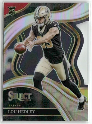 Lou Hedley RC 2023 Panini Select Red and Yellow Prizms Die Cuts Club Level New - Image 1 of 3