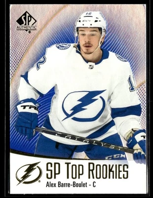 2021-22 Upper Deck SP Authentic Top Rookies Blue #TR-36 Alex Barre-Boulet RC - Image 1 of 2