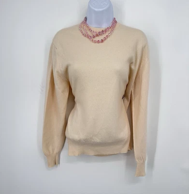 Suéter Ballantyne para mujer 100 % cachemir cuello alto 40 vintage Escocia Foto 1 de 4