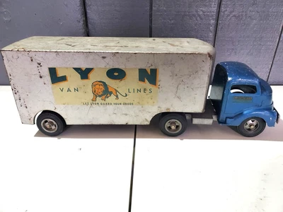 Caminhão de movimento e armazenamento antigo original Smith Miller Lyons Van Lines - Imagem 1 de 4