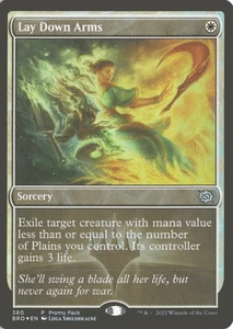 MTG Lay Down Arms (380) *Foil* Promo Pack Excl. Brothers' War MT/NM Free Ship - Picture 1 of 2