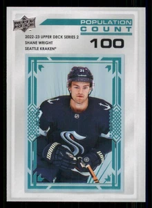 2022-23 Upper Deck Population Count 100 #PC47 Shane Wright - Bild 1 von 2