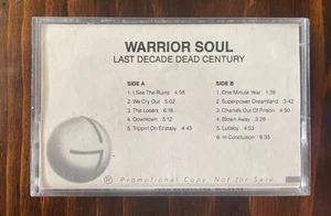 WARRIOR SOUL Last Decade Dead Century - Promo Cassette Tape 1990 Geffen Records - Picture 1 of 4