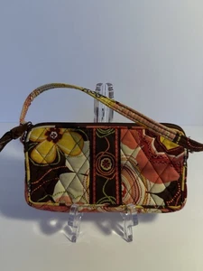 Vera Bradley Wristlet Wallet Retired "Buttercup" Pattern Makeup Bag Quilted Boho - Bild 1 von 5