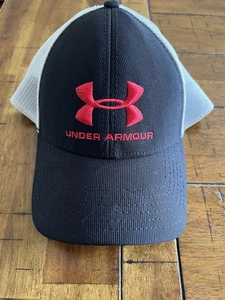 Under Armour Mütze Erwachsene Stretch Fit eng anliegend M/L - schwarz/weiß/rot - Bild 1 von 3