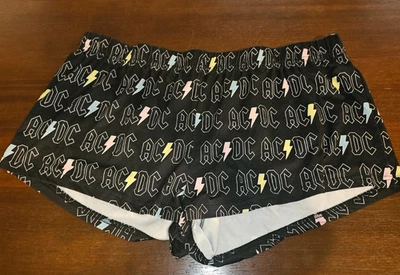 Pantalones cortos elásticos AC/DC para mujer mercancía oficial XL Foto 1 de 4