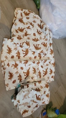 Juego de sábanas Target Pillowfort niños dinosaurio niño marrón Foto 1 de 3