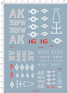 1/32 1/48 1/72 1/144 USAF F-16 Fighting Falcon Fighter marcatura acquascivolo decalcomania - Foto 1 di 1