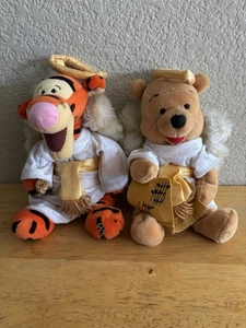 The Disney Store Angel Choir Plush 8" - Pooh & Tigger SET OF 2 - Picture 1 of 6