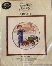 New listing
Candamar Designs Something Special Lil' Peddlers "Coolin' Off" Crewel Kit 1986