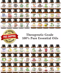 Essential Oils Aromatherapy, Therapeutic Grade 100% Pure Essential Oil 10ml - Picture 1 of 79