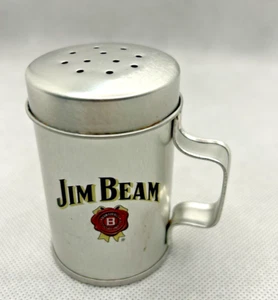 Jim Beam Dose Metall Mini Salz Pfefferstreuer mit Griff 3" Gewürz Barware Geschenke - Bild 1 von 4