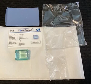 All Natural-VS1-Emerald/Species-Natural Beryl-108.50 Ct/Aquamarine-Certified - Picture 1 of 15