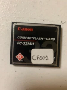 Canon High Speed CF Compact flash Digital Camera Memory Card FC-32MH - Picture 1 of 1