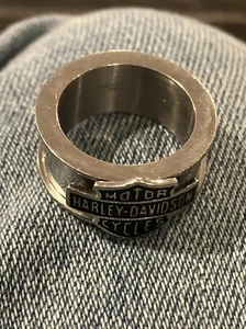 Harley Davidson motorcycles stainless steel ring size 8 - Picture 1 of 5