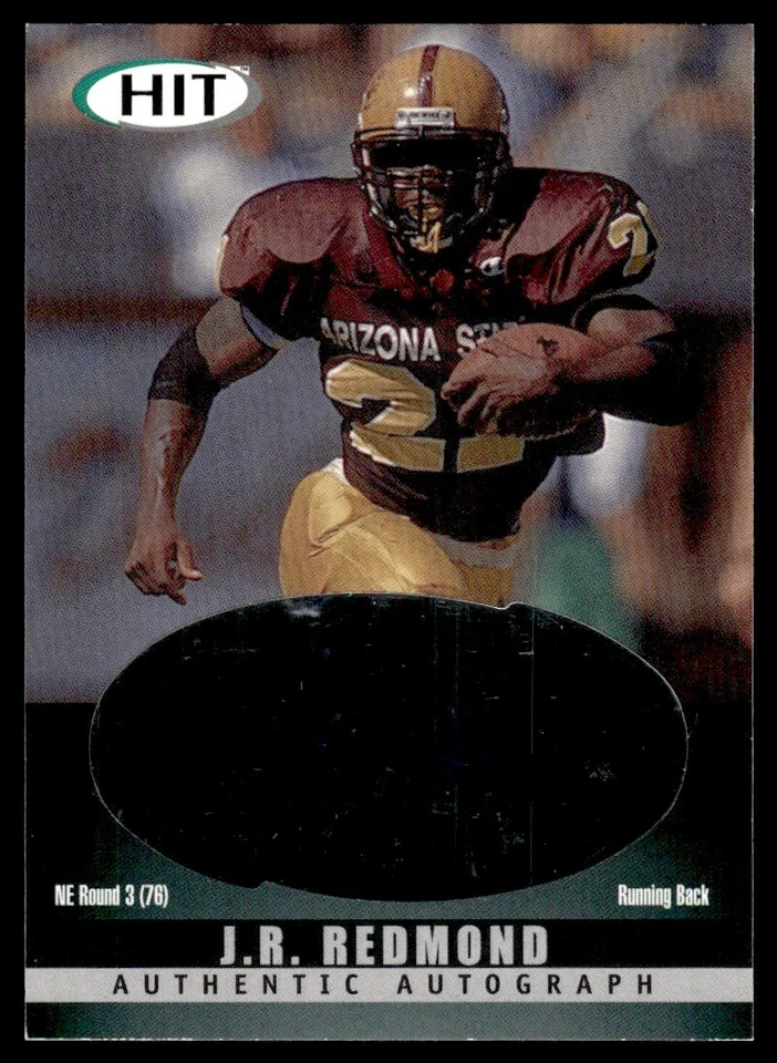 2000 Hit J.R. Redmond Rookie Auto New England Patriots #21 - Image 1 of 2