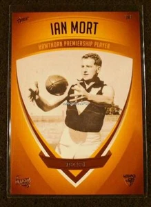 2011 SELECT HAWTHORN HERITAGE PREMIERSHIP PLAYER CARD IAN MORT - Picture 1 of 1