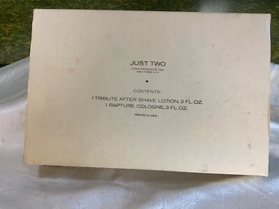 LOCIÓN PARA DESPUÉS DEL AFEITADO AVON JUST TWO 90 ML TRIBUTO/SALPICADURAS DE COLONIA RAPTURE 90 ML Foto 1 de 4