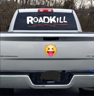 Roadkill Vinyl window decal, Available in Several sizes,   9", 23", 32", 42" - Image 1 of 4
