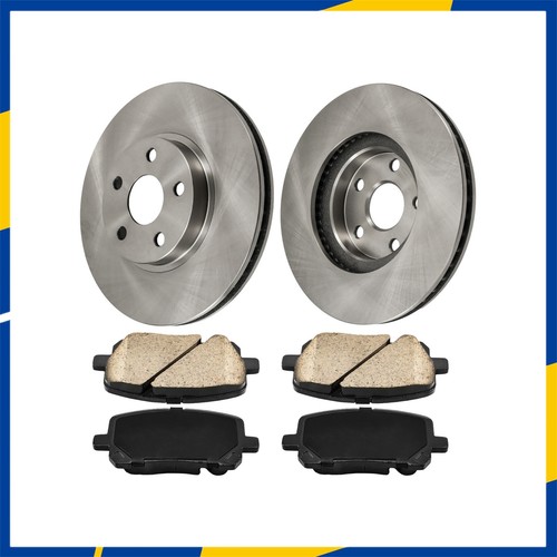 Front Rotors Ceramic Brake Pads for 200308 Toyota Corolla Matrix