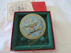 P BUCKLEY ANNA PERENNA ART ORNAMENT4310/5000 Partridge in a Pear Tree - Picture 1 of 2