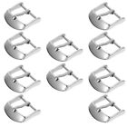 10 Pcs Stainless Steel Clasp Man Metal Band Watch Bands