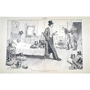 Original 1902 - CHARLES DANA GIBSON - Impresión artística - LIFE Publishing Co - Imagen 1 de 1