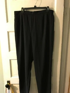 John Roberts Woman size 16W black dress pants EUC - Picture 1 of 7