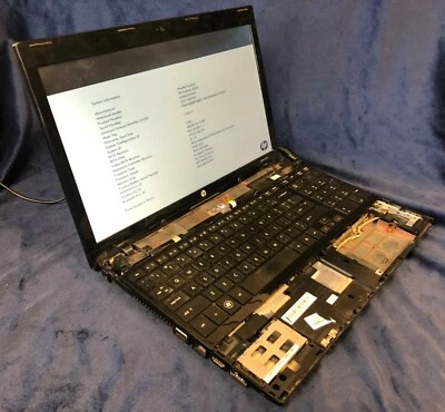 *惠普 ProBook 4525s,AMD Athlon II P340 2.2MHz,4GB。 无硬盘/蝙蝠/PS缺少顶甲板 — 第 1/4 张图片