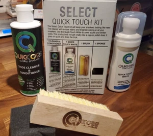 NEU Quick Care SELECT Sneaker Schuhreiniger Set Reiniger Conditioner Bürste Schwamm - Bild 1 von 11
