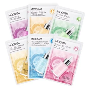 Premium Korean Facial Mask Sheet Mask Pack - Set Of 10 & Serum - Picture 1 of 16
