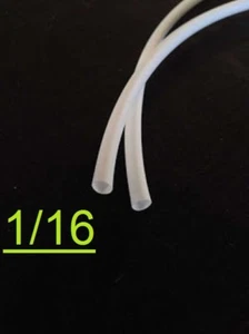 Tubo de poliolefina retráctil térmico 1/16"" pulgada 1,6 mm BLANCO 2:1 - Imagen 1 de 7