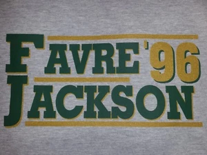 Camiseta Brett Favre Keith Jackson 1996 estilo elección Green Bay - Imagen 1 de 5