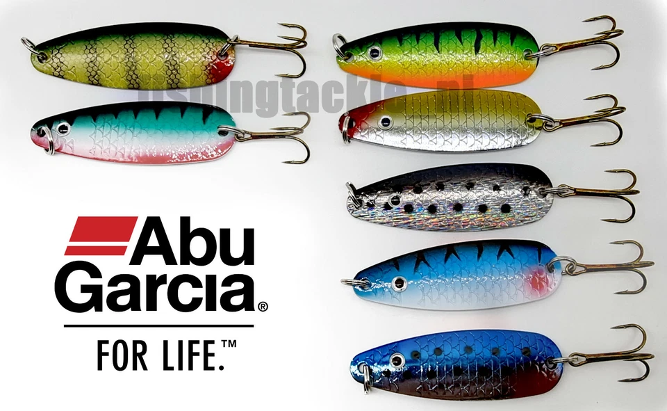 Abu Garcia 13g Fishing Spoons Spinning Spoon Lure Various Colours Trout Perch - Image 1 of 1