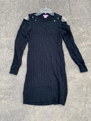 SALE @ Vintage PINK ANGEL 4 Crew Cuts Sweater Cut Out Dress Girls XL 16 ❤️tb9j3 — 第 1/4 张图片