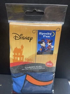 DISNEY Mickey Mouse & Minnie “Spooky Fun” Halloween Garden Flag - Picture 1 of 3