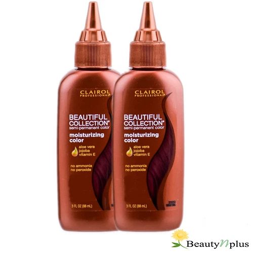 3 Bottles Clairol Collection Semi-permanent Color Darkest Brown B18d