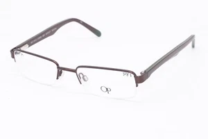 NEW OCEAN PACIFIC MARLEY BROWN GREEN AUTHENTIC DESIGNER EYEGLASSES 48-18 - Picture 1 of 4