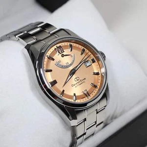 Orient Star Automatic Salmon Dial Stainless Steel Men's Watch RE-AU0108G00B - Picture 1 of 9
