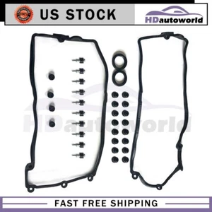For BMW 745i X5 645Ci 545i 550i 4.4L 4.8L Lt & Rt Valve Cover Gasket 2002-2010 - Picture 1 of 4