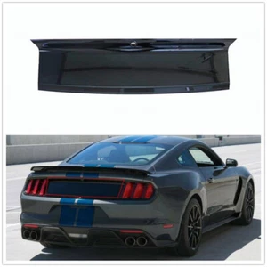 Black Rear Lid Trunk Decklid Panel Moulding Trim For Ford Mustang 2015-2023 - Picture 1 of 8