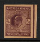 Ed Vii - 1902 De La Rue. 2S 6D Purple Double Impression Plate Proof. Fine Mint.