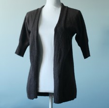 Vertigo Paris Brown Open Cardigan Sweater Angora Wool Soft Women’s Size M